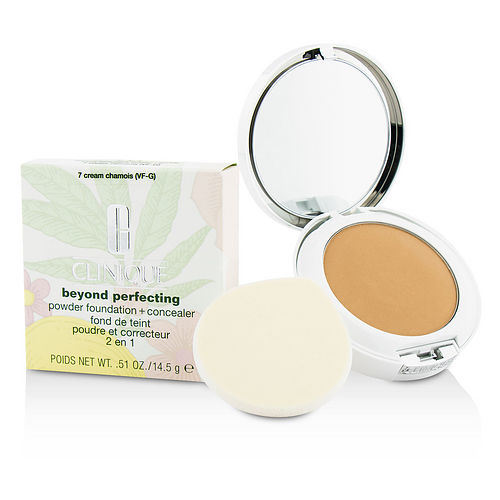 CLINIQUE by Clinique Beyond Perfecting Powder Foundation + Corrector - # 07 Cream Chamois (VF-G) --14.5g/0.51oz