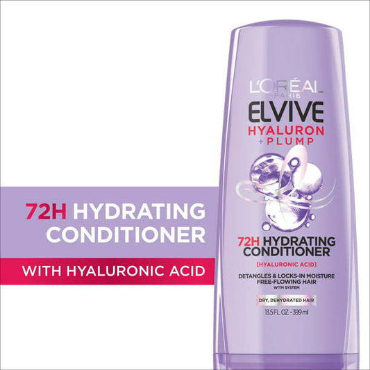 L'Oreal Paris Elvive Hyaluron + Plump;  Hydrating Conditioner;  for Dry Hair;  13.5 fl oz