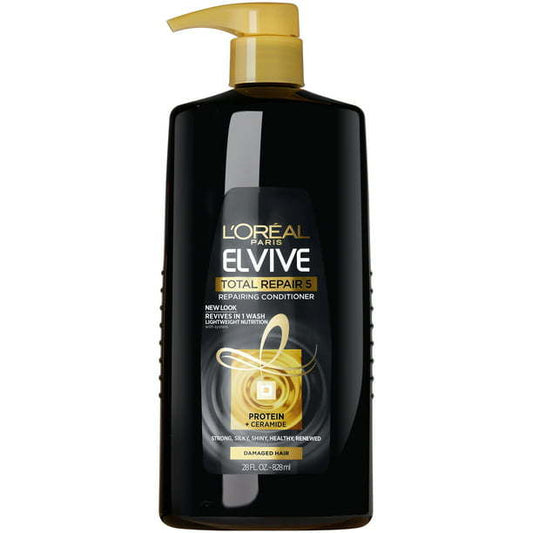 L'Oreal Elvive Total Repair 5 Repairing Conditioner with Protein and Ceramide;  28 fl oz