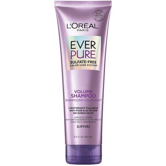 L'Oreal Paris EverPure Volume Sulfate Free Shampoo For Fine Hair, 8.5 fl oz