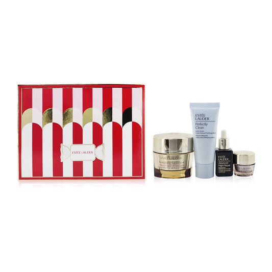 ESTEE LAUDER - Firm+Glow Skincare Delights: Revitalizing Supreme+Cream 50ml+ Revitalizing Supreme+Eye 5ml+ ANR 15ml+ Perfectly Clean 30ml 4pcs